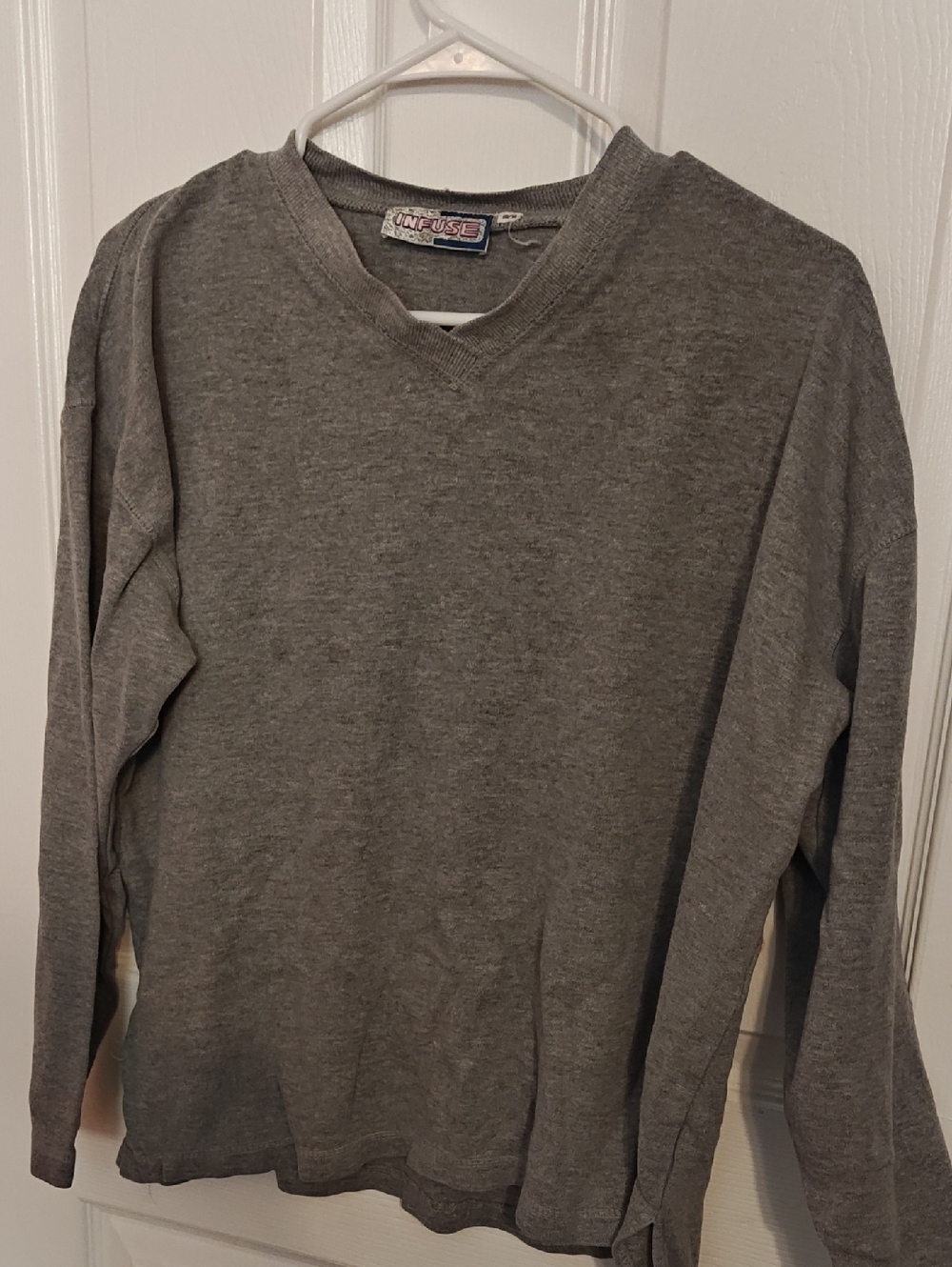 Pulse Boys' Gray V-Neck Sweatshirt